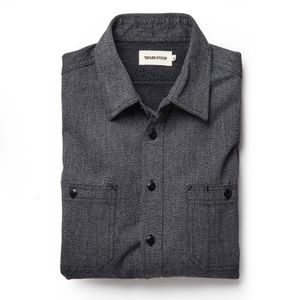 Taylor Stitch THE UTILITY SHIRT in Salt and Pepper Twill Size 46 / XXL